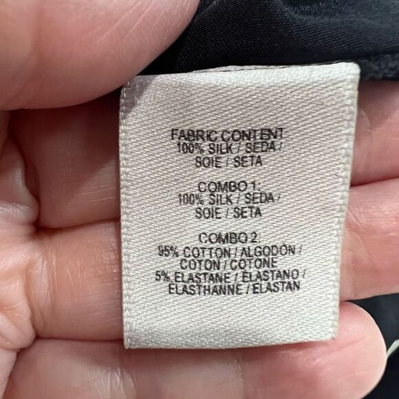 Derek Lam 10 Crosby Black White Cream Striped Shift Dress - Picture 7 of 8